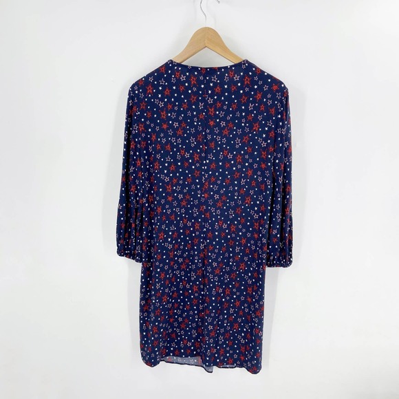 Boden Women's Blue Vanessa Star Print Dress Size US 8R - Picture 3 of 11